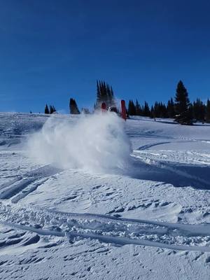 A post by @mcdunnmt on TikTok caption: better edit. @EthanJDunn call him the breeze. haha #lynx #bighornmountains #sledtok #snowmobile #jump #wheelie #bigsky #406 #fyp 