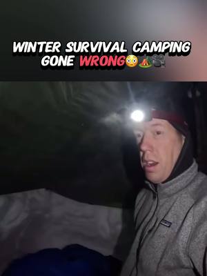 A post by @conspiracysyrup_1 on TikTok caption: Winter Survival Camping Gone Wrong😳🏕️🎥 #conspiracy #theory #weird #creepy #creepypasta #scary #exploring #footage #camping 