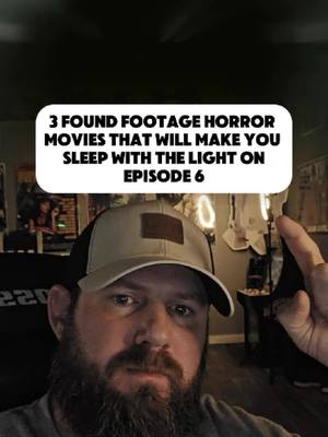 A post by @randywstover on TikTok caption: "These three terrifying found footage films are so disturbing, you'll double-check your locks tonight." #horrortok 