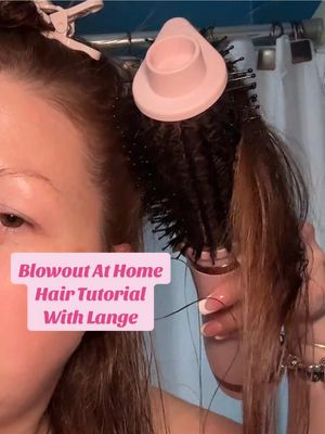 A post by @sb143x on TikTok caption: Quick #blowout at home #hairtutorial with my fav @langehair products! #hairtok #hairstyle #lange #langehair #hairstyles #hairtools #blowoututorial #beauty #blowdryer #blowouthair #volumehair #haircare #hairtutorials #hairproducts #tiktokshopfinds #foryourpage #beautyhacks 