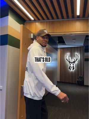 A post by @bucks on TikTok caption: how old is old? 🤔 #bucks #NBA #giannis #dame 