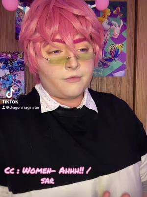 A post by @dragonimaginator on TikTok caption: The way Nendo sneaks up on Saiki probably always has him with this reaction! It just fit so well lol!  . Character : Saiki K  IP : The Disastrous Life of Saiki K  . . . #saikik #thedisastrouslifeofsaikik #saikikcosplay #saikikusuo #saikikusuocosplay #thedisastrouslifeofsaikikcosplay #anime #animecosplay 