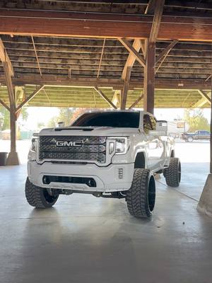 A post by @therealgjf88 on TikTok caption: jus building boost #deletedl5p #denali #duramax #trucks #showtruck #stockaf #26x14 