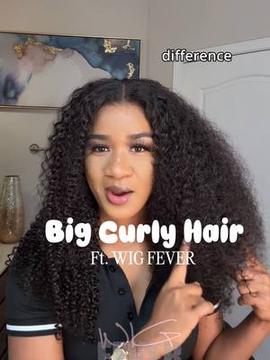 A post by @wigfever on TikTok caption: Everything is on point!Bouncy, full and natural😍😍@givelandstyll #hairstyle #humanhair #wigfever #gluelesswig #glueless #newyear #hairstyletutorial #hdlacewigs #fyp #curl #curls #curlyhairstyle #waterwave