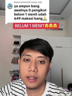 A post by @tangkapfollowers.bang on TikTok caption: Membalas @kiyan_bsk belum 1 menit🤣🤣🤣#fyp #livegaming 