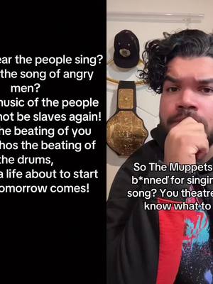 A post by @geekbutts on TikTok caption: #duet with @John - Perez Periódico 💪🏽🎭 #themuppets #duetthis #AddYourVoice #DoYouHearThePeopleSing 