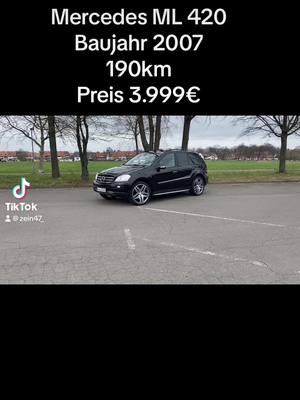 A post by @zein47_ on TikTok caption: #mercedes #mercedesbenz #mercedesamg #mercedesml #mercedesml420 #ml420 #amg #einzelstück #deutschland #22zoll #fyp #fürdich #fyppppppppppppppppppppppp #fypp #fyyyyyyyyyyyyyyyy #fyy #fouryou #fouryoupage #viral_video #viralvideos #viralditiktok #kfz #auto #tüv #benz #mercedes #funn #deutschland #hannover 