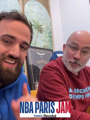 A post by @trashtalk_fr on TikTok caption: NBA PARIS JAM ! 🏀 Rendez-vous ce vendredi 24 janvier à l’Accor Arena, on va ambiancer tout ça entre les deux matchs NBA : hâte de vous voir sur place !! 🥰 #NBAParis 