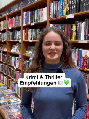 A post by @thalia_buchhandlungen on TikTok caption: Auf der Jagd nach einem neuen Krimi oder Thriller? Was sind eure absoluten Must-Reads, die einen bis zum letzten Kapitel fesseln? 👀📚 #krimi #thriller #buch #lesen #thalia