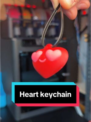 A post by @plastic3d on TikTok caption: Hear keychain model is out for free