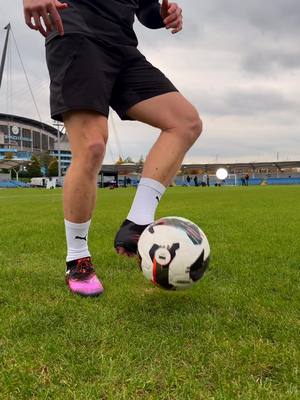 A post by @sportsdirectfootball on TikTok caption: ASMR 🔊 Wearing the latest Puma Future 8 Ultimate from the Unlimited Pack 🟣 Shop the boots online at Sports Direct 📲 #sportsdirectfootball #puma #footballboots