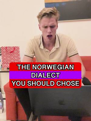 A post by @norwegiancommunity on TikTok caption: This is the dialect I feel is most usefull to learn;)  #learnnorwegian #norway