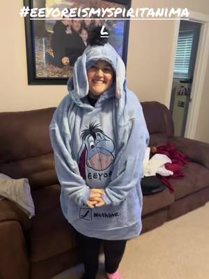 A post by @hopewatson1 on TikTok caption: Eeyore is my spirit animal❤️😭#foryou #eeyore 