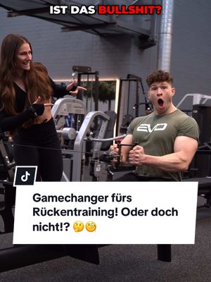 A post by @kaygedan on TikTok caption: Gamechanger fürs Rückentraining! Oder doch nicht!? 🤔🧐 #muskelaufbau #fitness #fitnesstips #backday #pullday 