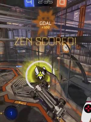 A post by @zen_rll on TikTok caption: zen duo ranked on live - 4/4 #rl #rlclips #rlclip #zenrl #fyp #Rocketleague