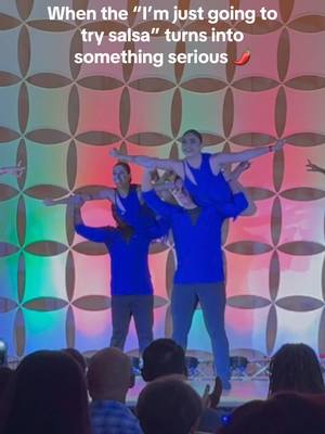 A post by @kathiamarie6 on TikTok caption: From “let’s try something new” to a whole dance performance 😅  #salsadance #salsaheat #dancechallenge #learningtodance #danceperformance 