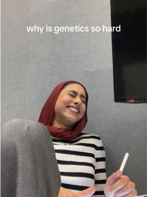 A post by @zsa.xoxo on TikTok caption: So close to skipping it and calling it a day #fyp #foryou #genetics #medicine #study #student #medstudent #london #uni 