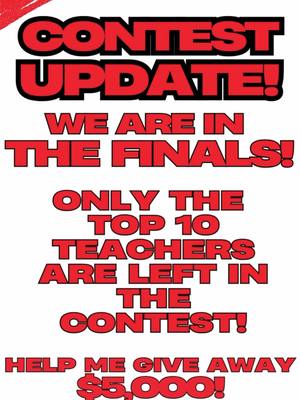 A post by @fishin4clout on TikTok caption: ARE YOU DOWN TO HELP ME CHANGE A TEACHER’S LIFE? GOOD. GO VOTE! @America's Heroes Contests  #AmericasHeroesContest 