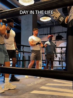 A post by @robagreen on TikTok caption: Day in the life 🥊 At a boxing class today with Aadam hamed #fypシ゚ #Vlog #mensfashion #workout 