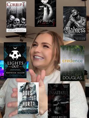 A post by @taylorhornig on TikTok caption: Welcome home 🤓🤌🏼 we read a little of everything here 🤭 #BookTok #elsiesilver #hdcarlton #booktokgirlies #penelopedouglas #navessaallen #lightsout #bookrecs📚 