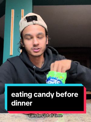 A post by @mattgupps on TikTok caption: eating candy before dinner #mattguppsdocumentary #mattguppsenterprisesinc 