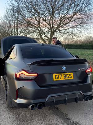 A post by @georgebxggs on TikTok caption: Unreal car man !! 🥹💥 And it could be yours soon maybe…. #bmw #m240i #g42 #bmwm 