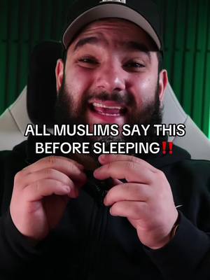 A post by @saleemghad on TikTok caption: SAY IT BEFORE SLEEPING! #muslimtiktok #islamicvideo #islamicreminder #islamic_video 