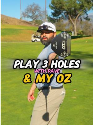 A post by @davefinkgolfs on TikTok caption: WE BACK !!!! PLAY 3 HOLES with me & MY LAB GOLF Oz.1i @L.A.B. Golf #golf #golftiktok #golftok #golfswing 