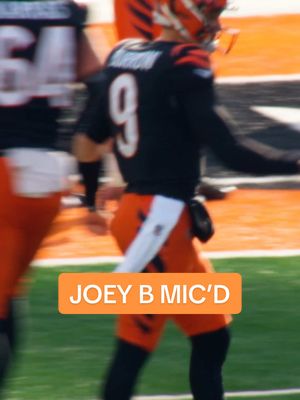 A post by @bengals on TikTok caption: My Shaylaaaaaaa #bengals #joeyb #joeburrow #micdup #nfl 