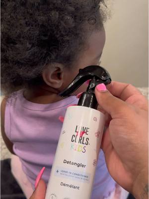 A post by @jaylamarie_official2k23 on TikTok caption: This stuff is magic. I mostly use it for Laybug but she barely lets me touch her hair 😭 #haircare #babiesoftiktok #blackbabiesoftiktok 