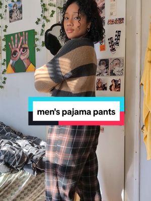 A post by @kimakapapi on TikTok caption: they touch my feet too😭🫶🏽 #pajamapants #pajamas #menspants #pants #TikTokShop #tiktokfinds 