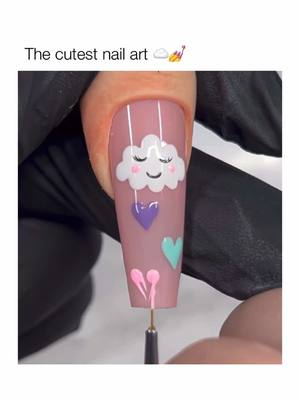 A post by @style on TikTok caption: Tag a friend that would love this😍 @Fiepedersen.dk 🖤 Nail artist #nailart 