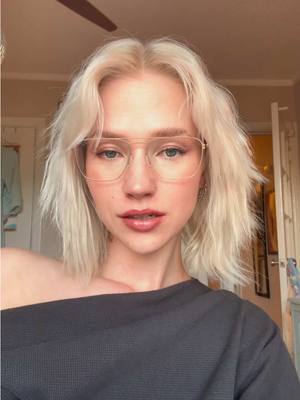 A post by @georgialynnrose on TikTok caption: i feel so hot in my glasses omg omggg #lgbtq #wlw 