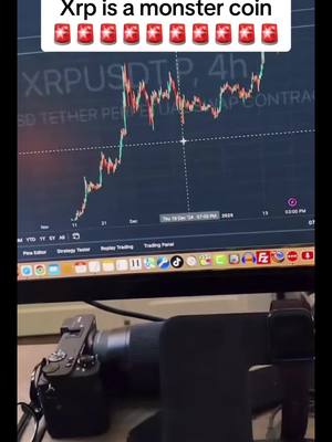 A post by @calvindhillclips2.0 on TikTok caption: Xrp is a monster coin 🚨🚨🚨🚨🚨🚨🚨🚨🚨🚨🚨#xrp #xrpcommunity #xrparmy #xrpripple #ripple 