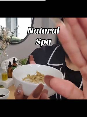 A post by @elidasmr on TikTok caption: Replying to @danish nak kurus 🏴‍☠️  welcome to this natural spa, seat back and realx while I do your skincare  #asmr #skincare #spa #asmrspa #asmrspanish #naturalskincare 