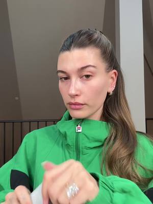 A post by @haileybieber on TikTok caption: currently 🫶🏼