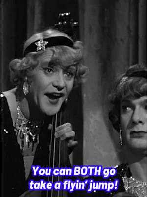 A post by @tcm on TikTok caption: Bold besties be like: 🏃‍♀️💨🫷#oldhollywood #filmtok #drag 