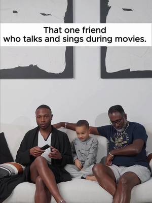 A post by @therealdadsofnewyork on TikTok caption: Am I the only one who talks/sings during movies? 😮🤷🏾‍♂️