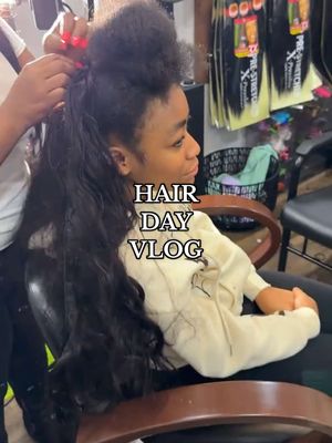 A post by @summerreignhenning on TikTok caption: Another hair day vlog! 🪮@Braidsbytenisha 