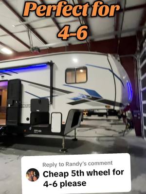 A post by @lakeshorervguy on TikTok caption: Replying to @Randy This is the perfect camper for you. Welcome to the Arctic Wolf 278BHS #rv #camper #camping #travel #glamping #family #van #vanlife 