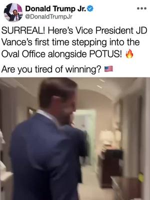 A post by @donaldjtrumpjr on TikTok caption: 🇺🇸🇺🇸