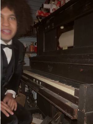 A post by @dr.parkinstine2 on TikTok caption: #automaticairoperatedpiano #antiquepiano #antiquepnumaticpiano #poweredbyair #paperfrom1917 #fyp #music #appleartist #musicartist 