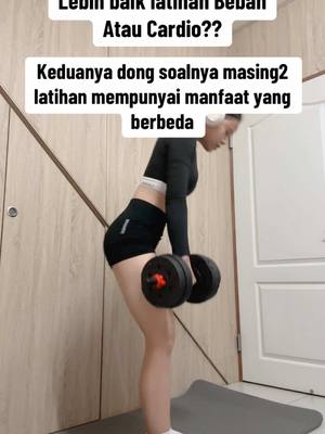 A post by @ernawati7557 on TikTok caption: Sejatinya hidup itu harus balance ya, angkat beban untuk massa otot mu cardio untuk kesehatan jantungmu atur pola makan untuk life style mu, 