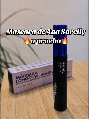 A post by @carelquezada on TikTok caption: Mascara de @Sarelly Creativo Lab a prueba 🔥🔥 la usarías?? #maquillateconcarel #hacksdebelleza #mascaradepestañas 