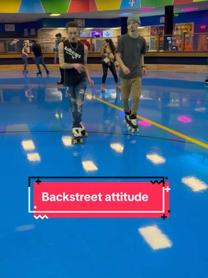 A post by @ryan.sk8s on TikTok caption: We may not be the Backstreet Boys but we sure are *NSYNC  😂😂 I think I’m funny @Tj_Rossetti #trending #rollerhype #fyp #brickbybrick #rinkthings 