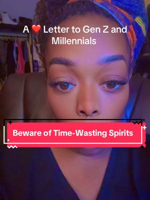 A post by @anointedfire on TikTok caption: When the enemy can’t steal your life, he’ll steal your time, and he does this by flattering you, offending you, surrounding you with people who don’t value their time, etc. If you stop wasting your time early in life, by the time you reach my age, you’ll be set for life, surrounded by people who add to your life as you add to theirs, and enjoying a sound mind. Break the cycle; beware of time-wasting spirits. 