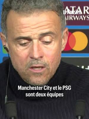 A post by @leparisien on TikTok caption: Le PSG a réalisé une « remontada très particulière » contre Manchester City, remportant le match 4 à 2. L'entraîneur du club parisien Luis Enrique dédie ce match aux supporters et estime que cette victoire illustre l'état d'esprit de ses joueurs, « qui n'abandonnent jamais ».