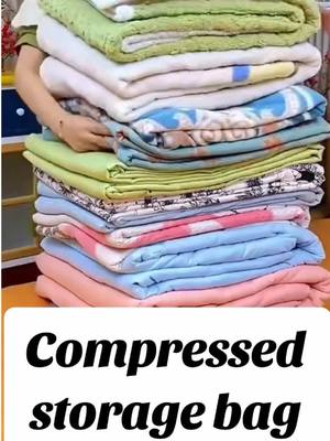 A post by @hongguo99 on TikTok caption: This family will use it.  #storagebag #compressionbag  #Popular #amazon #householdproducts  #quilt #quiltbag #bag  #takein #storagespace  #Storagesupplies