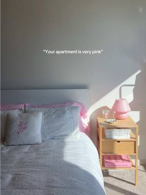 A post by @gracemadsfitz on TikTok caption: Always been a pink girl 💞 #creatorsearchinsights #aestheticapartment #pinterestapartment #pinkapartment #roominspo #aestheticdecor #girlyaesthetic #girlyapartment  @Wayfair @Amazon Home @IKEA USA 