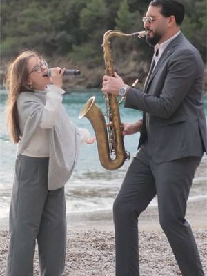 A post by @enzobuonauriosax on TikTok caption: ADAGIO (Sax & Voice) ♥️ @Mariafrancesca Cennamo 10 yrs #adagio #larafabian #albinoni #italiansong #coversongs #iocanto #iocantogeneration #mariafrancescacennamo #perte #neiperte #lovesong 